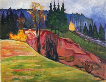  thu - aus thuringewald 1905 Edvard Munch